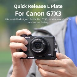 thumbnail L Plate KingMa BM-G7X3 Bracket Holder for Canon G7X III - 2