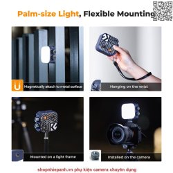 thumbnail Led K&F concept 2500K-9900K RGB 360 màu 21 hiệu ứng pin 2000mah KF34.036v2 - 6