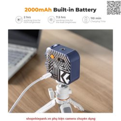 thumbnail Led K&F concept 2500K-9900K RGB 360 màu 21 hiệu ứng pin 2000mah KF34.036v2 - 5
