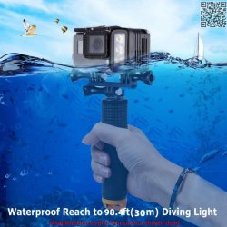 thumbnail Led K&F concept chống nước lặn sâu 30M for action camera - 0
