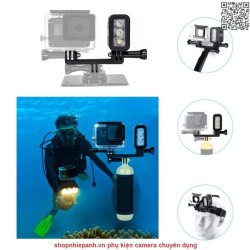 thumbnail Led K&F concept chống nước lặn sâu 30M for action camera - 1