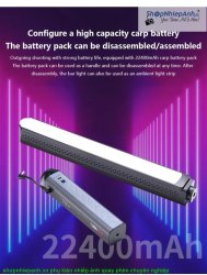 thumbnail Led light stick ZSYB YB100R 100W RGB 2700K-7500K - 8