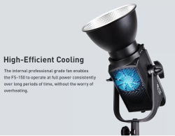 thumbnail Led Nanlite FS-150B Bicolor spotlight - 2