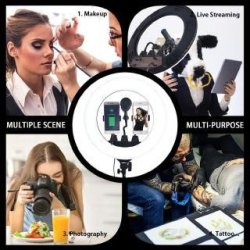 thumbnail Led ring light RL-18  thế hệ mới 3 kẹp và remote - 0