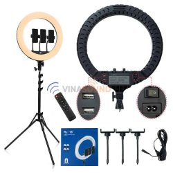 thumbnail Led ring light RL-18  thế hệ mới 3 kẹp và remote