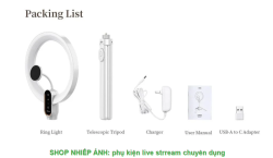 thumbnail Led Ring livestream chuyên nghiệp Ulanzi LT030 10in tích hợp chân tripod và giá đỡ điện thoại Magsafe - 13