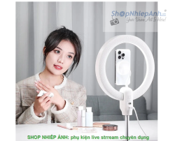 thumbnail Led Ring livestream chuyên nghiệp Ulanzi LT030 10in tích hợp chân tripod và giá đỡ điện thoại Magsafe - 7