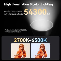 thumbnail Led Smallrig RC 60B COB LED Bi color Video Light 4376 - 6