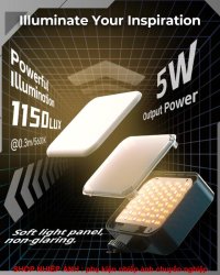 thumbnail Led Smallrig Vibe P108 PRO mini LED RGB 2500K-6500K Video Light 4661 - 6