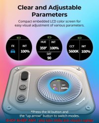 thumbnail Led Smallrig Vibe P108 PRO mini LED RGB 2500K-6500K Video Light 4661 - 4