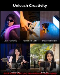 thumbnail Led Smallrig Vibe P108 PRO mini LED RGB 2500K-6500K Video Light 4661 - 8