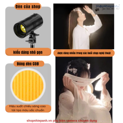 thumbnail Led spotlight zoom tạo nắng chiếu tóc FS990 2700K-6500K - 3