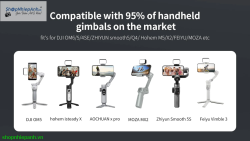 thumbnail Led Ulanzi VL-40 for gimbal smartphone / action camera - 3