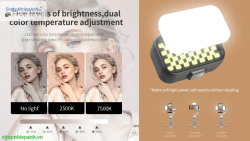 thumbnail Led Ulanzi VL-40 for gimbal smartphone / action camera - 4