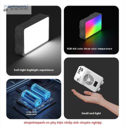thumbnail Led Yuanman YM-25 pocket fill light RGB Bi color 3000-7000K siêu sáng 25W pin tích hợp - 1
