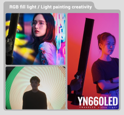 thumbnail Led Yongnuo YN660LED RGB Pro video led light - 10