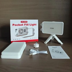 thumbnail Led Yuanman YM-40SE pocket fill light Bi color 3000-7000K 40W tặng kèm tản silicon - 6