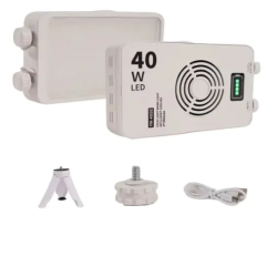 thumbnail Led Yuanman YM-40SE pocket fill light Bi color 3000-7000K 40W tặng kèm tản silicon
