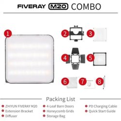 thumbnail Led Zhiyun Fiveray M20 bi color combo 20w - 1