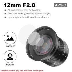 thumbnail Lens 7ARTISANS 12mm F2.8 mark II ultra wide for Fujifilm FX - 3