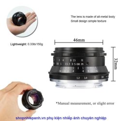 thumbnail Lens 7ARTISANS 35mm F1.2 for canon mirrorless - 3