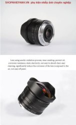 thumbnail Lens 7ARTISANS 7.5mm F2.8 II Fisheye for FX - 1