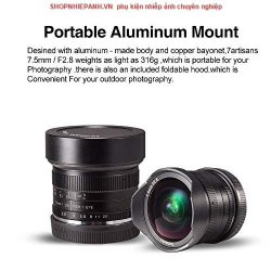 thumbnail Lens 7ARTISANS 7.5mm F2.8 II Fisheye for FX - 4