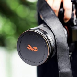 thumbnail Lens Cap metal magnetic 49mm 2in1(vừa nam châm vừa vặn ren) K&F concept KF04.066 - 0