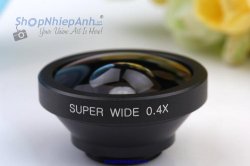 thumbnail Lens cho smartphone góc siêu rộng super wide 0.4X - 1