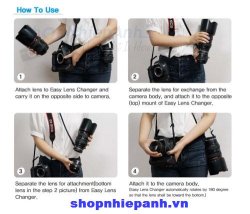 thumbnail lens holder for sony E-mount gắn lens thao tác nhanh - 4