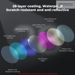 thumbnail Lens K&F Concept siêu rộng 185 độ for Osmo Action 4/5 Pro (KF12.0010) - 3