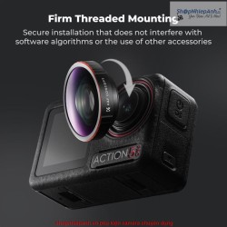 thumbnail Lens K&F Concept siêu rộng 185 độ for Osmo Action 4/5 Pro (KF12.0010) - 4