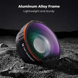 thumbnail Lens K&F Concept Wide angle 185° FOV Boost for DJI Osmo Action 6 AGC Japanese 28 layers nano HD Glass (kf12.0060) - 5