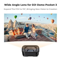 thumbnail Lens K&F Concept Wide angle for DJI Osmo Pocket 3 - 1