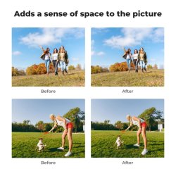 thumbnail Lens K&F Concept Wide angle 112 degree for DJI Osmo Pocket 3 AGC Japanese 28 layers nano HD Glass  KF01.2612 - 3