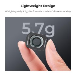 thumbnail Lens K&F Concept Wide angle for DJI Osmo Pocket 3 - 4