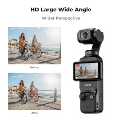 thumbnail Lens K&F Concept Wide angle 112 degree for DJI Osmo Pocket 3 AGC Japanese 28 layers nano HD Glass  KF01.2612 - 2