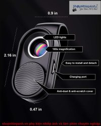 thumbnail Lens macro Microscope 100X Mini Led ligth for smartphone tablet (GW21.0014) - 1