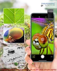 thumbnail Lens macro Microscope 100X Mini Led ligth for smartphone tablet (GW21.0014) - 0