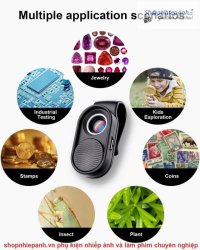 thumbnail Lens macro Microscope 100X Mini Led ligth for smartphone tablet (GW21.0014) - 4