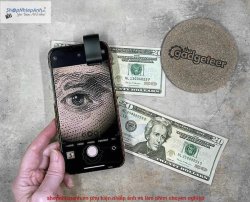 thumbnail Lens macro Microscope 200X Mini Led light CPL lens for smartphone tablet (GW21.0015) - 6