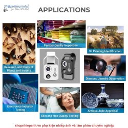 thumbnail Lens macro Microscope 200X Mini Led light CPL lens for smartphone tablet (GW21.0015) - 3