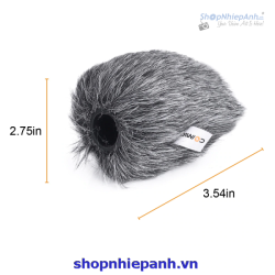 thumbnail Lông Lọc gió Windmuff Comica CVM-MF3 for rode videomicro, comica vm10