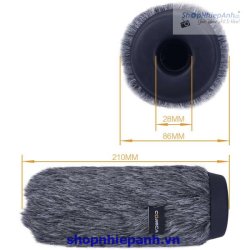 thumbnail Lông Lọc gió Windmuff Comica CVM-MF5 for rode NTG2 NTG4 comica VP2 VP3 - 1