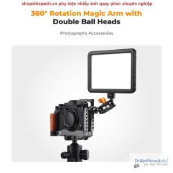 thumbnail Magic Arm 1/4 Dual Ball Heads K&F concept  KF31.082 MS-14 - 5