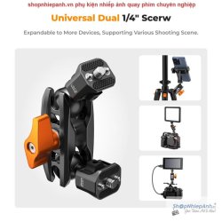 thumbnail Magic Arm 1/4 Dual Ball Heads K&F concept  KF31.082 MS-14 - 1