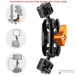 thumbnail Magic Arm 1/4 Dual Ball Heads K&F concept  KF31.082 MS-14