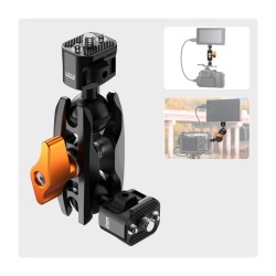 thumbnail Magic Arm 1/4 Screw Dual Ball Heads K&F concept MS-14 KF31.082 - 5