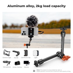 thumbnail Magic Arm 9.8in 25cm K&F Concept KF31.199 - 2