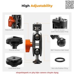 thumbnail Magic Arm  K&F Concept Universal with Cold Shoe MS-27 KF31.098 - 1